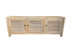 MF Recycled Elm Louvre 3 and 4 Doors Entertainment Unit