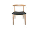 MF Replica Timber Frame PU Leather Seat Dining Elbow Chair