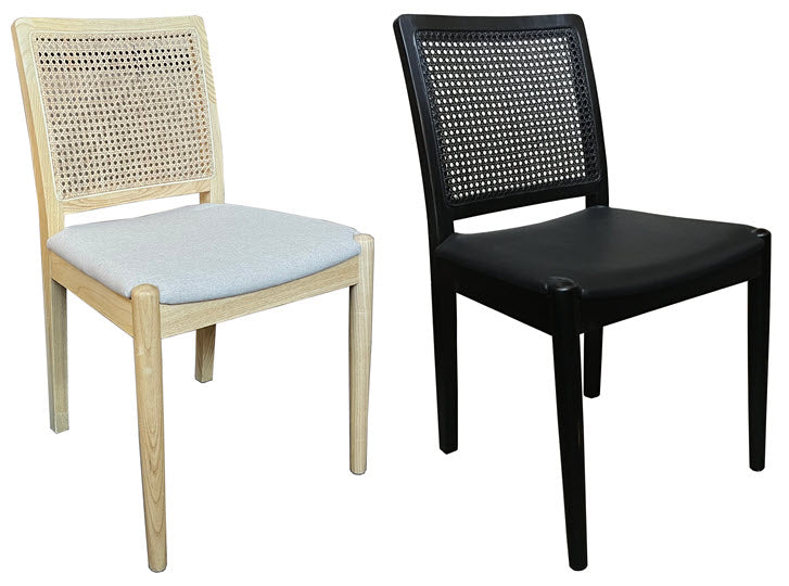 MF Venice Dining Chair in Rattan Backrest