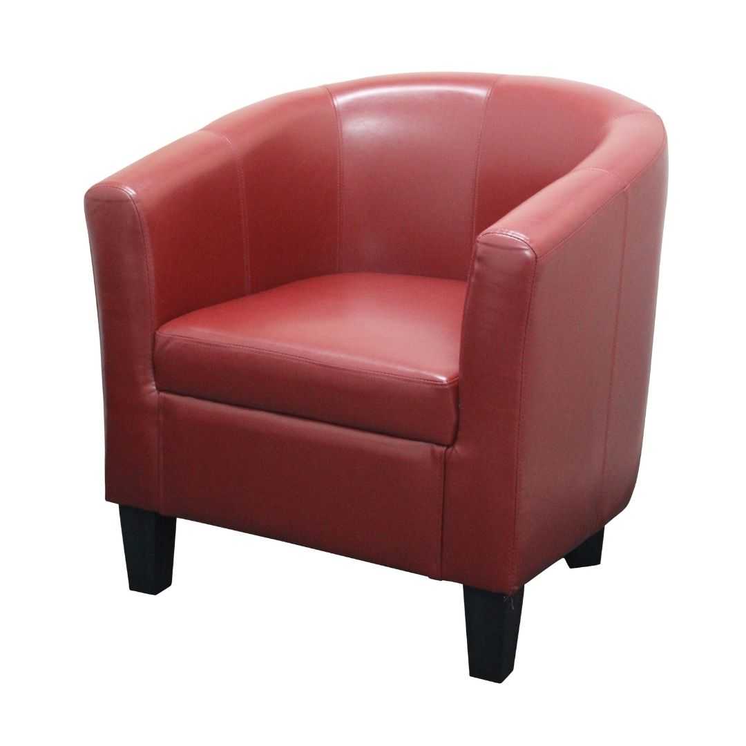 BT Tasman PU Leather Upholstered Tub Chair