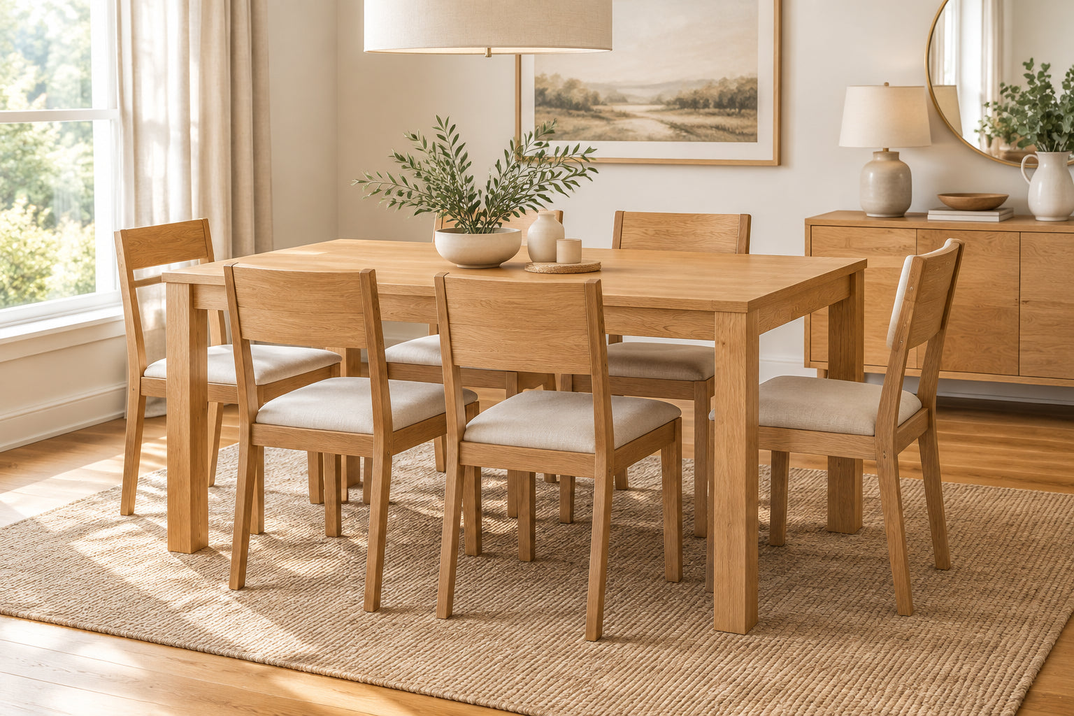 MD Moni Messmate Solid Timber Dining Table