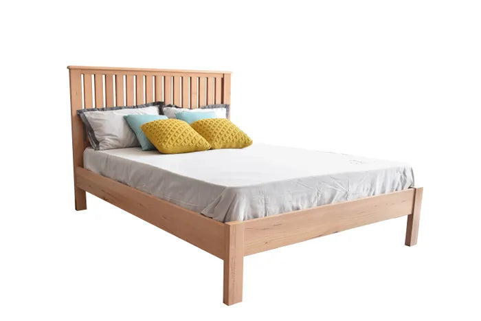 MD Moni Federation Solid Timber Bed in Natural Finish