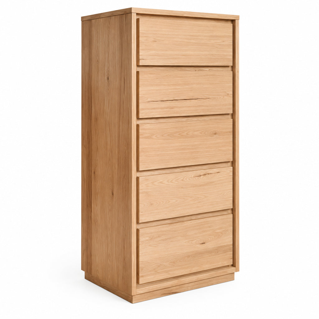 MD Moni Solid Timber Lingerie Chest with 5 Drawers