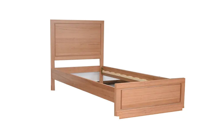 MD Moni Solid Timber Bed in Natural Finish