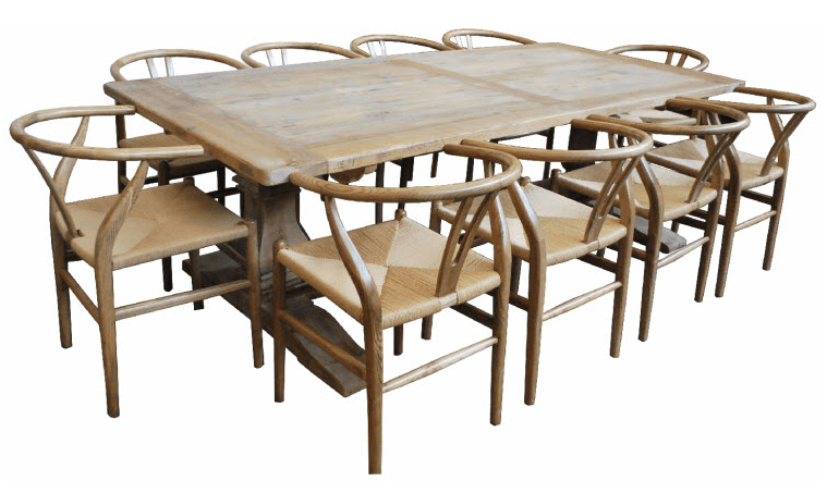 MF 245cm Mulhouse Recycled Elm Dining Table