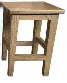 MF Solid Oak Timber Stools