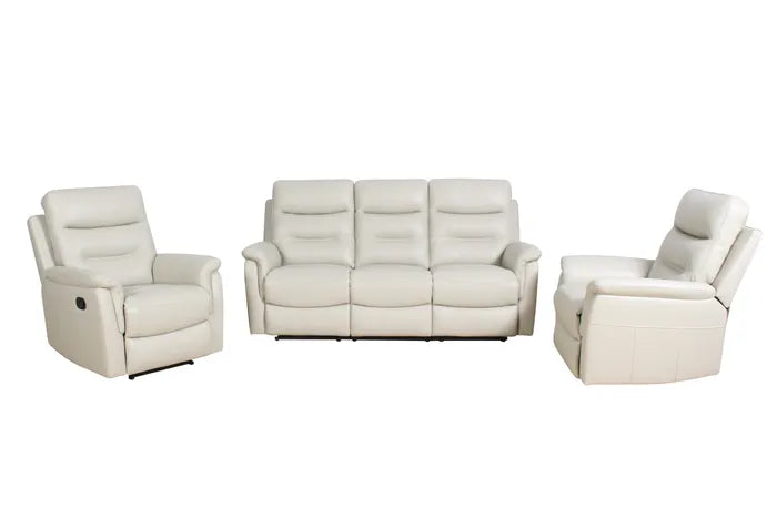 EL Hondo 3 Seater + 2 Single Seater Leather Electric Recliners Lounge Set