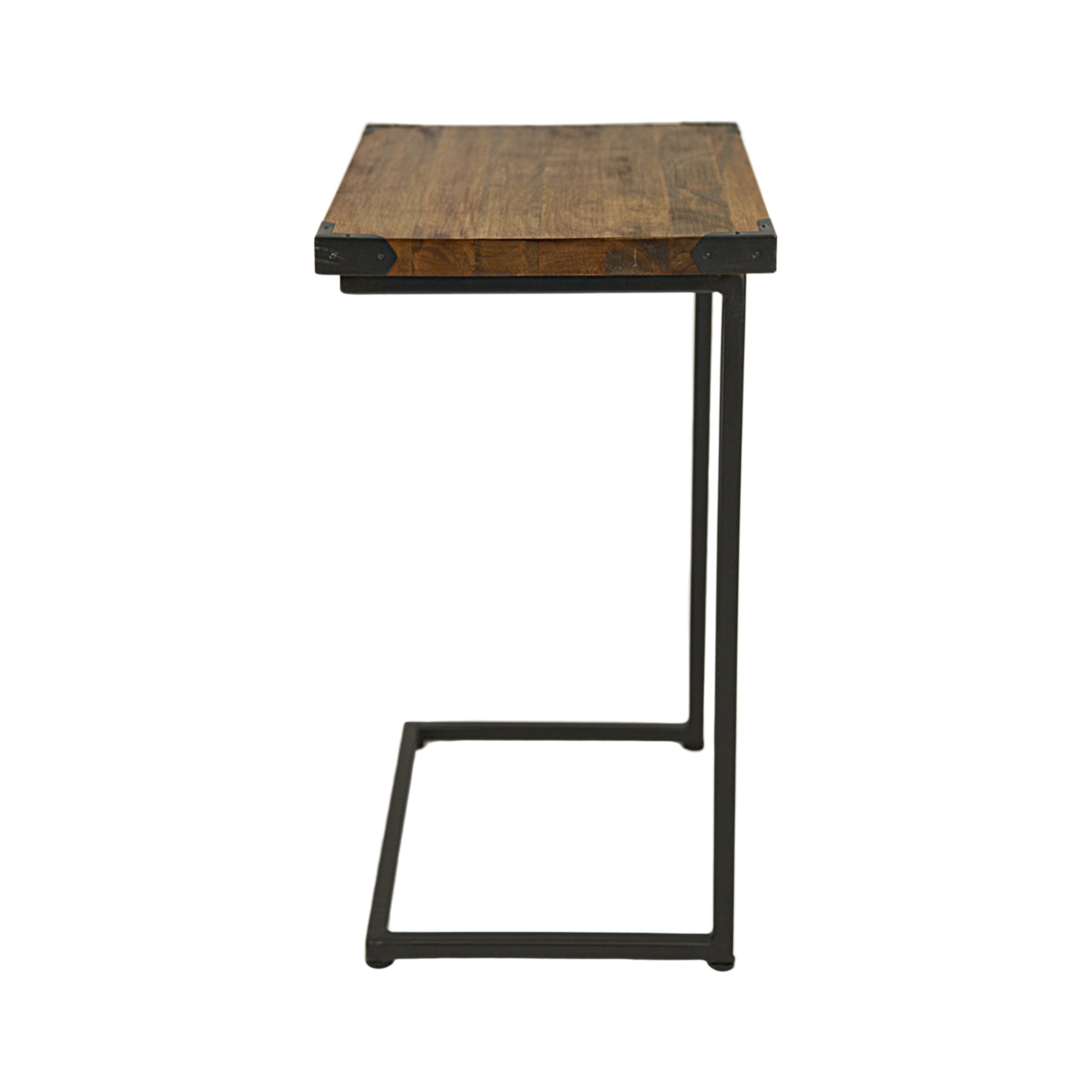 CR Laptop Table with Timber Top & Metal Frame