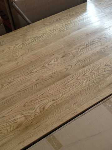 MF Natural Oak Timber Dining Table - 260cm