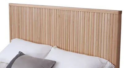 MD Oscar Solid Timber Bed in Natural Finish