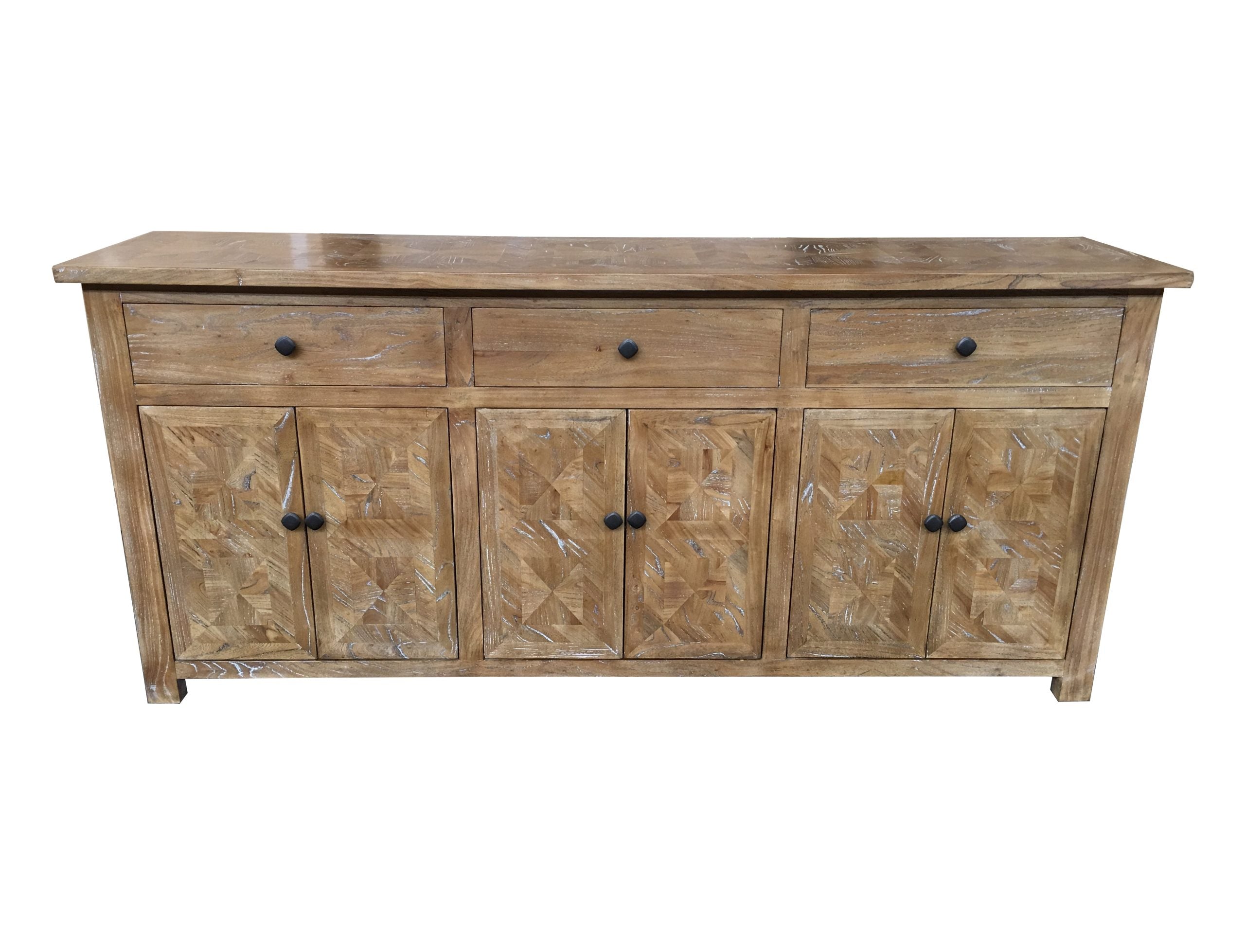MF Kensington Solid Timber 3 Drawer 6 Door Buffet