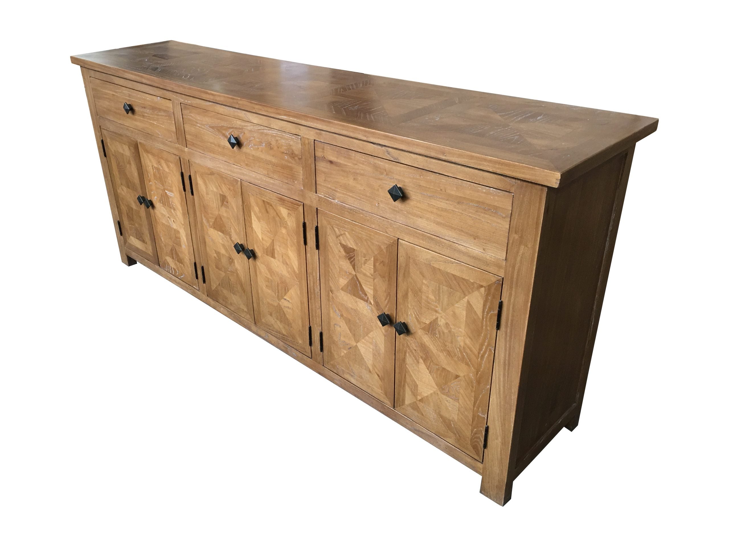 MF Kensington Solid Timber 3 Drawer 6 Door Buffet