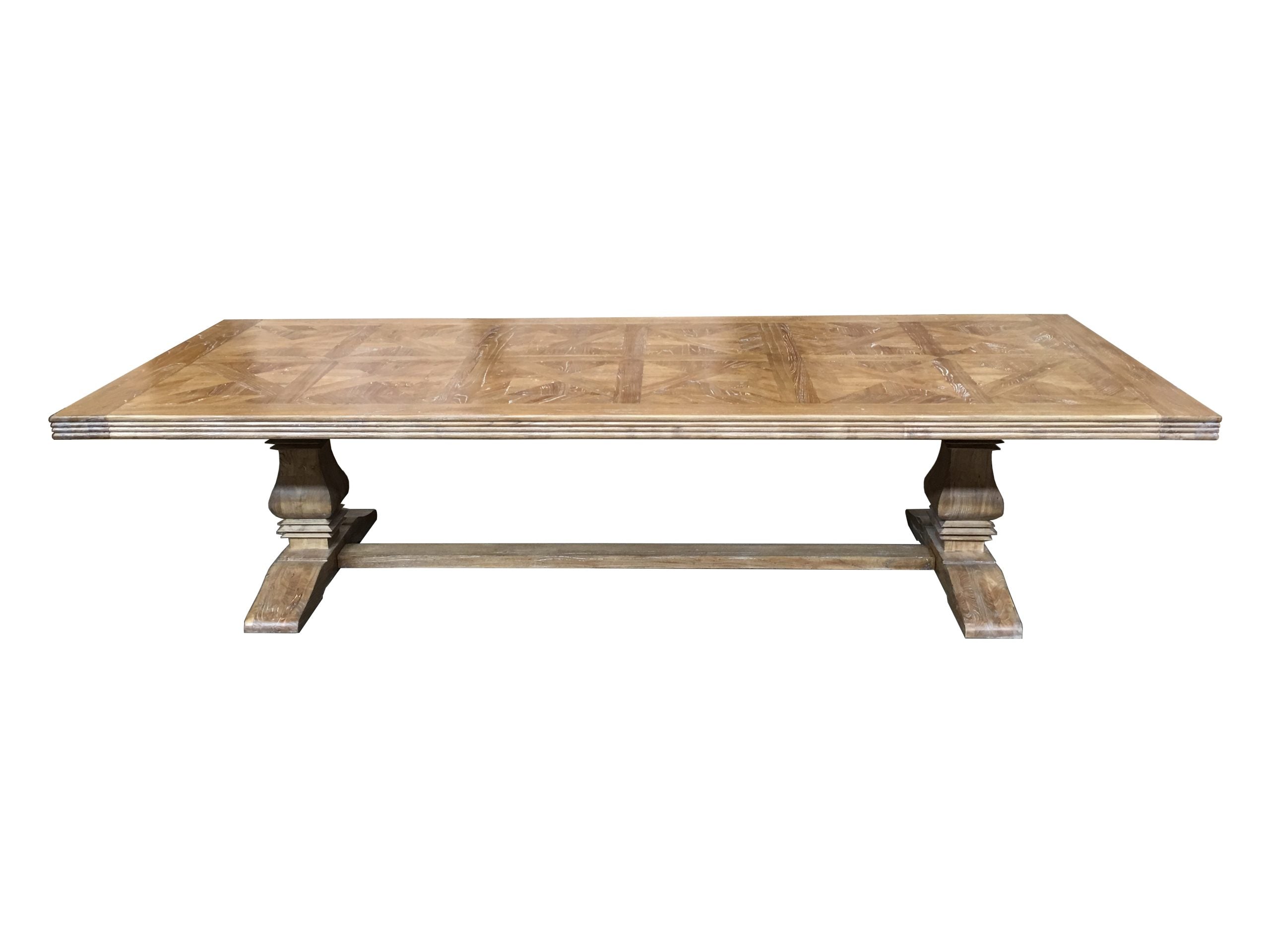 MF Kensington Solid Elm Timber Royal Dining Table