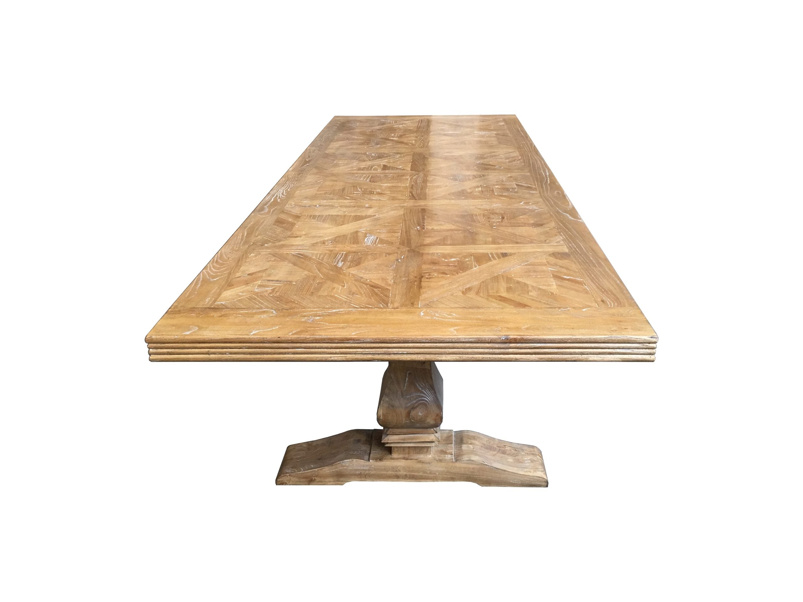 MF Kensington Solid Elm Timber Royal Dining Table