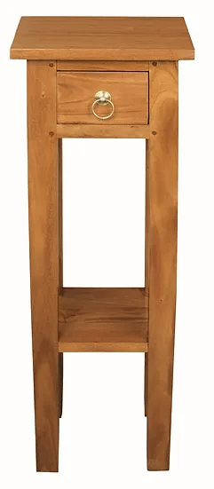 CT Tasmania Solid Timber 1 Drawer Plant Stand