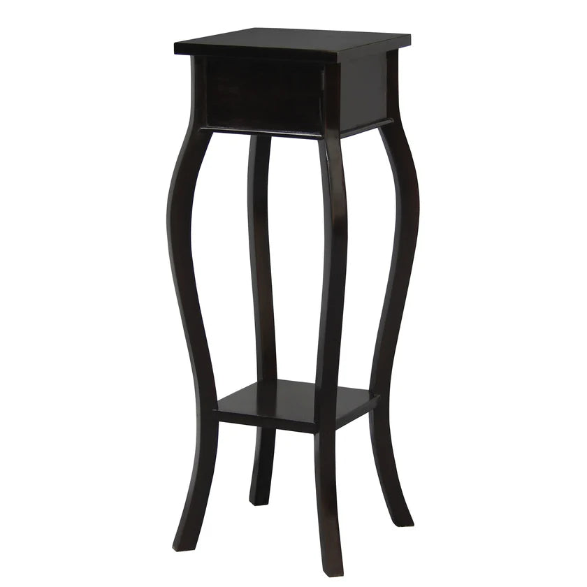 CT Queen Ann Solid Timber 1 Drawer Cabriol Leg Plant Stand