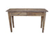 MF Parquetry Recycled Elm Timber 2 Drawer Hall Table