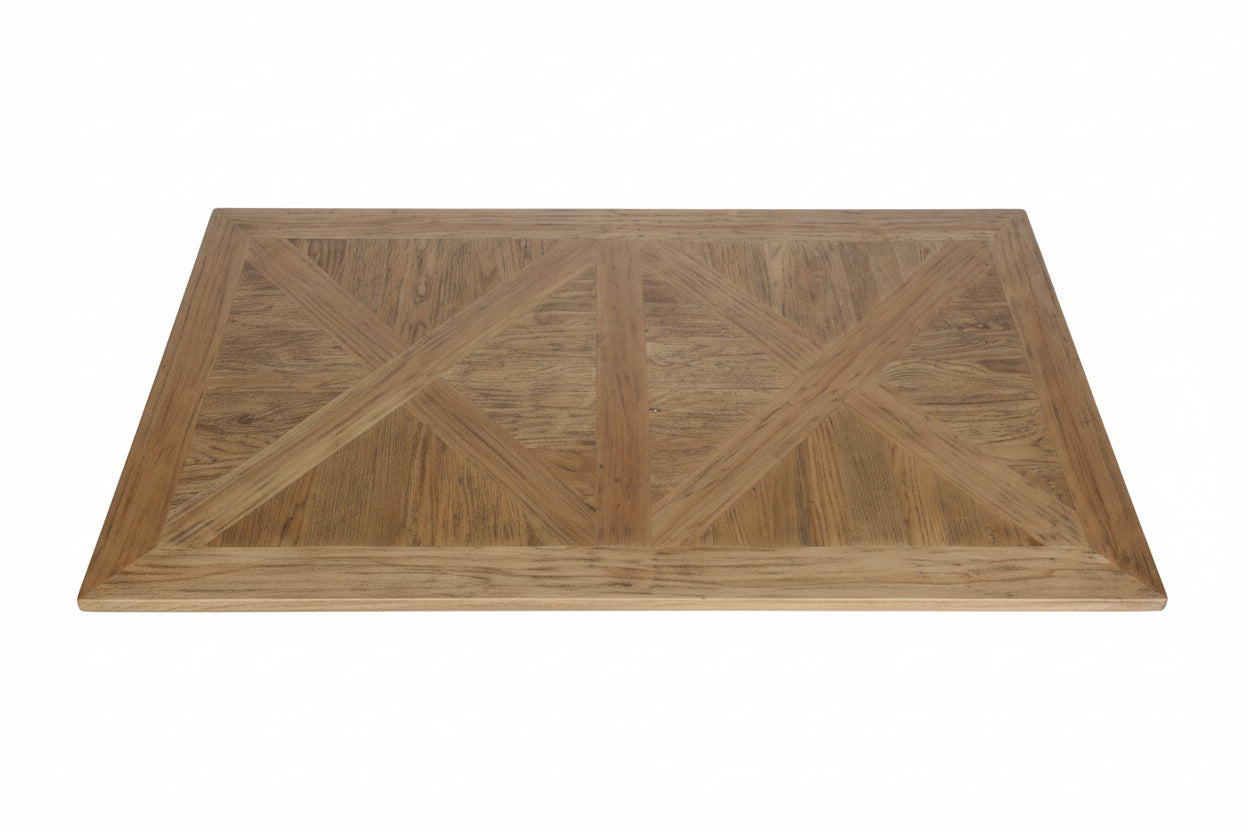 MF Parquetry Recycled Elm Timber Dining Table