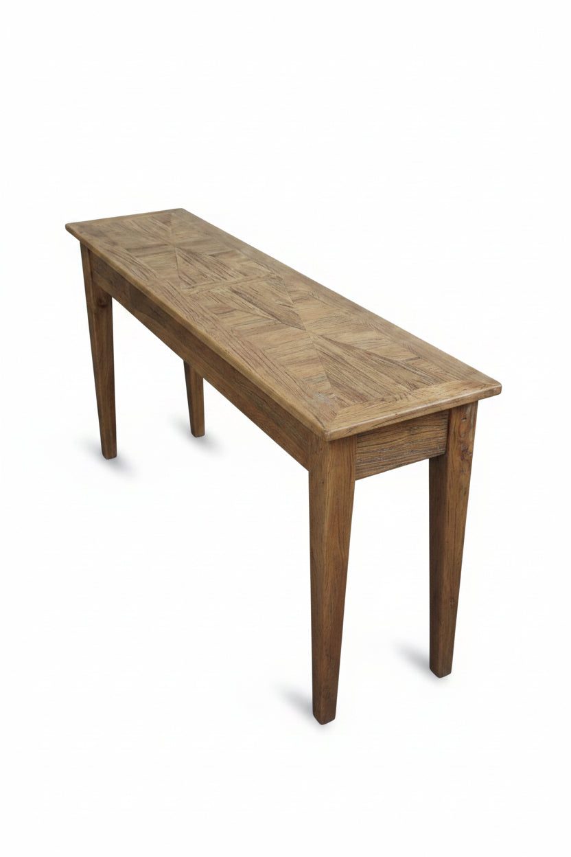 MF Parquetry Recycled Elm Timber Dining Bench