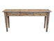 MF Parquetry Recycled Elm Timber 3 Drawer Hall Table