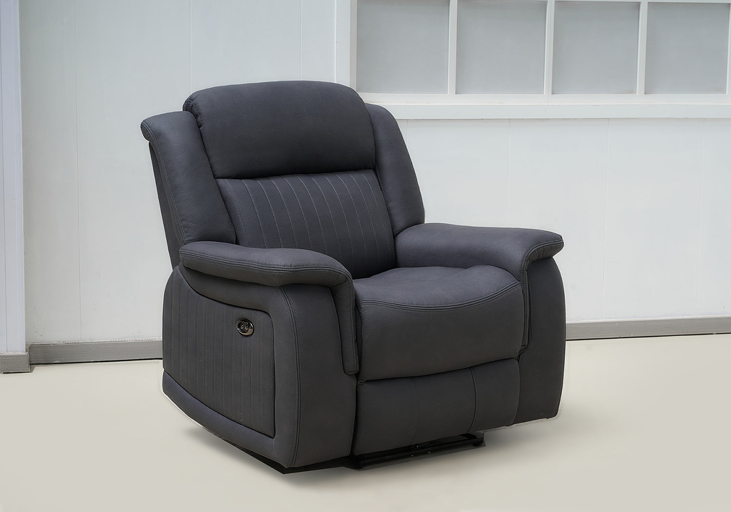 BT Paragon Fabric Upholstered Power Motion Electric Recliner Lounge