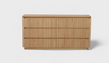 MD Prada Solid Timber 6 Drawer Low Chest