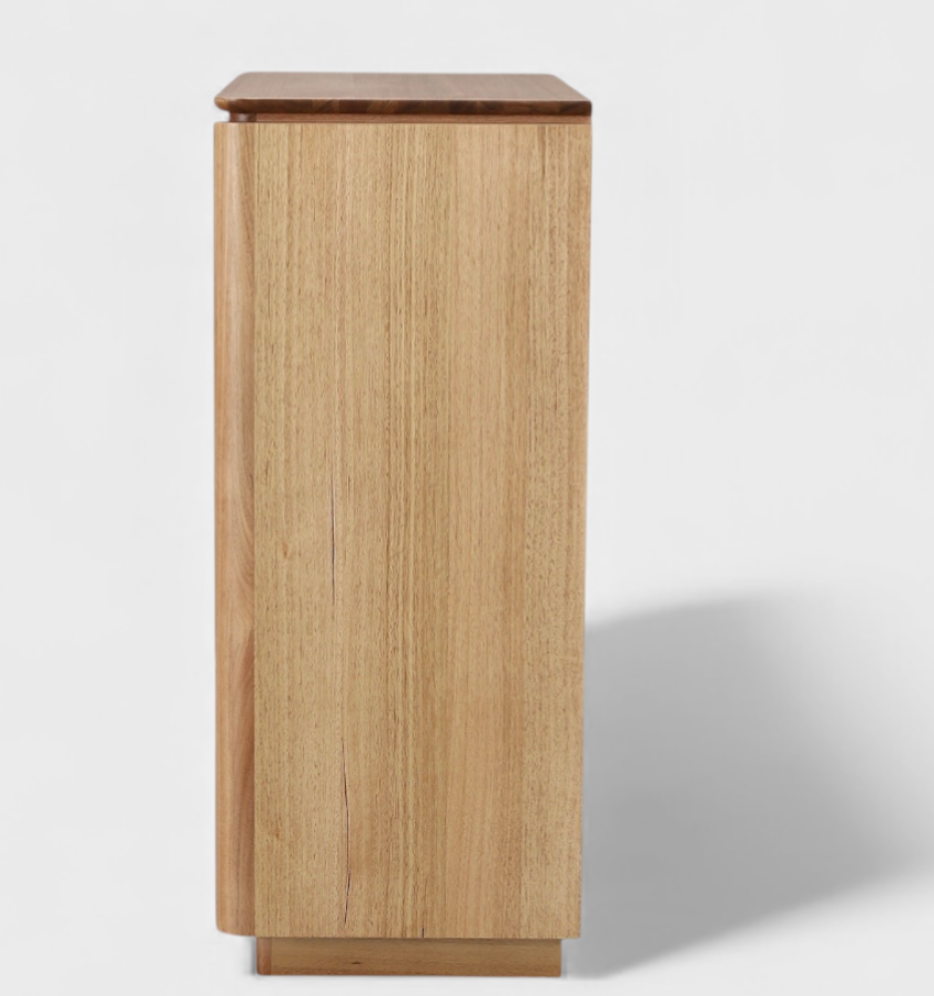 MD Prado Solid Timber 4 Drawer Tallboy