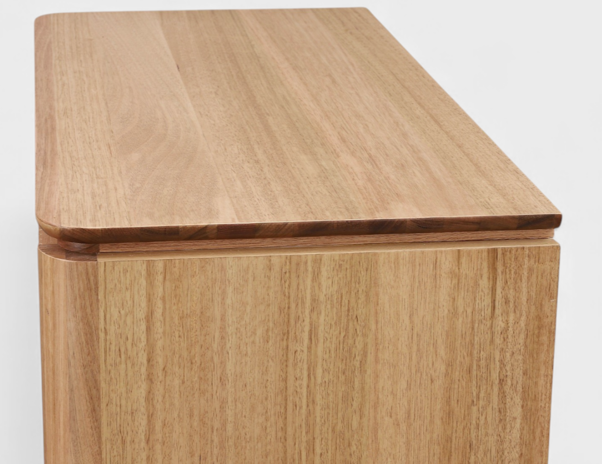 MD Prado Solid Timber 4 Drawer Tallboy