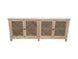 MF Raffles Recycled Elm Timber 4 Door Buffet