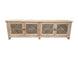 MF Raffles Recycled Timber Lattice 4 Door TV Unit