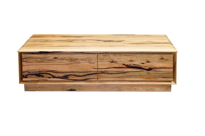 MD Rennes Solid Timber 2 Drawer Coffee Table