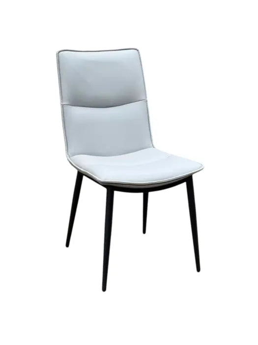 MD Rouse PU Upholstered Metal Leg Dining Chair