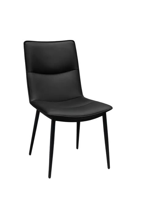 MD Rouse PU Upholstered Metal Leg Dining Chair
