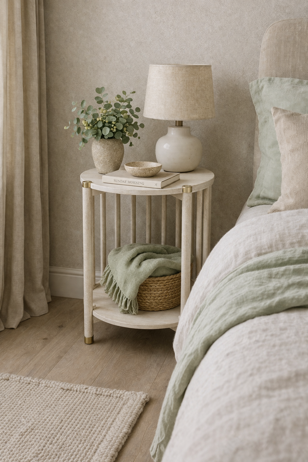 CR Arlo Solid Timber Round Side Table