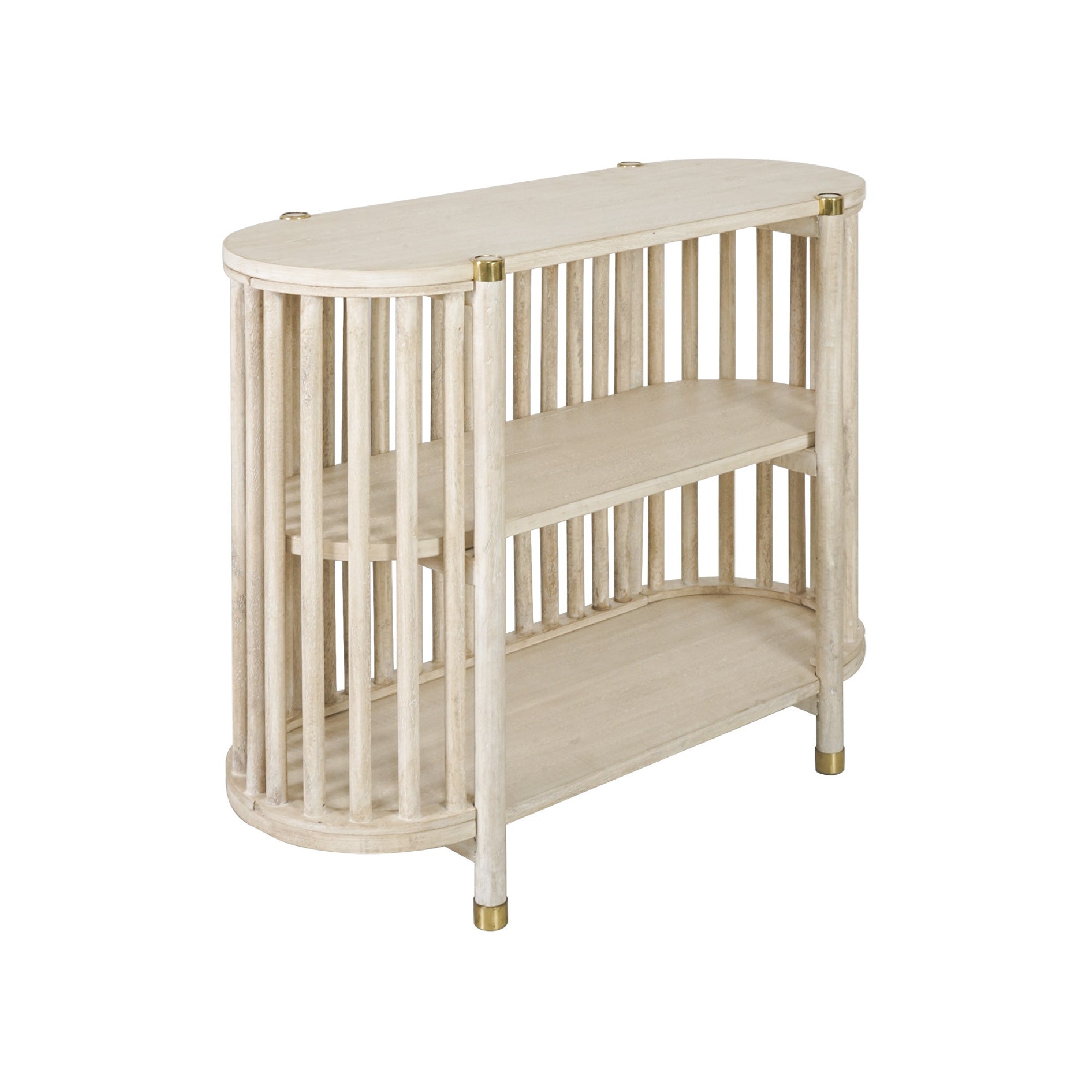 CR Arlo Solid Timber Low Bookcase