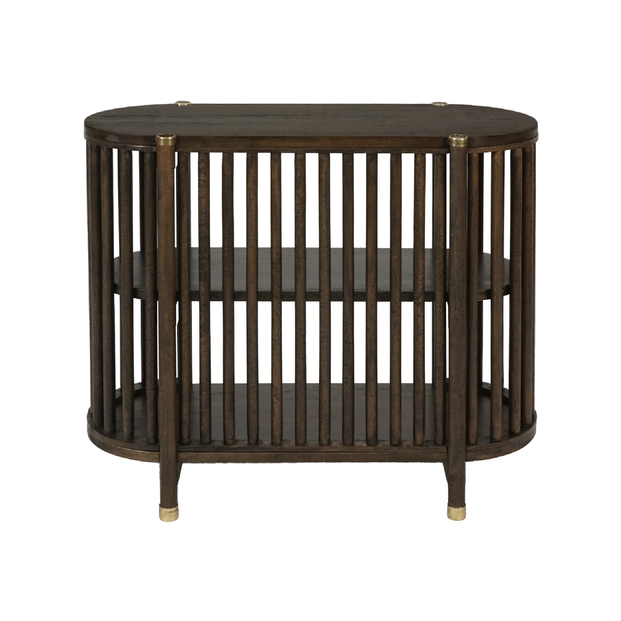 CR Arlo Solid Timber Low Bookcase