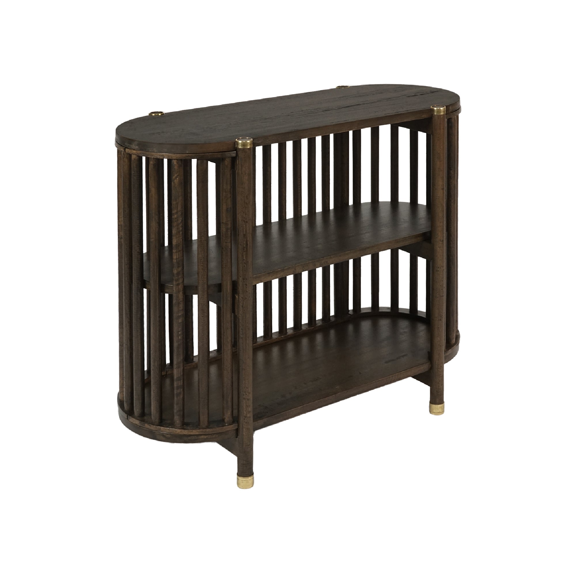 CR Arlo Solid Timber Low Bookcase