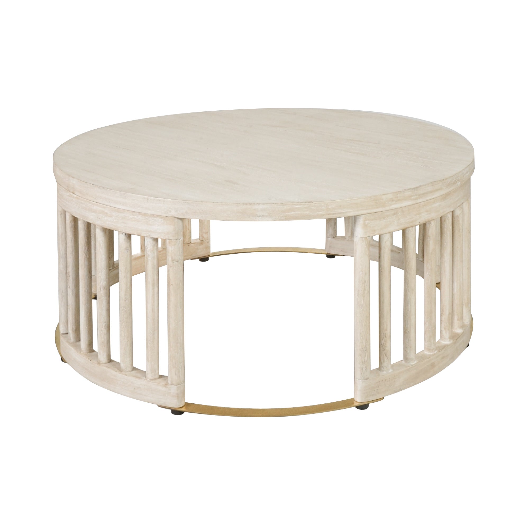 CR Arlo Solid Timber Round Coffee Table