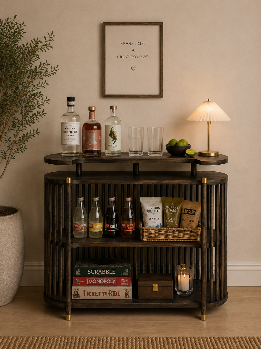 CR Arlo Solid Timber Bar Table