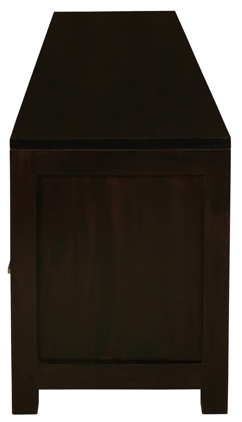 CT Paris Solid Timber 3 Drawer Low Entertainment Unit