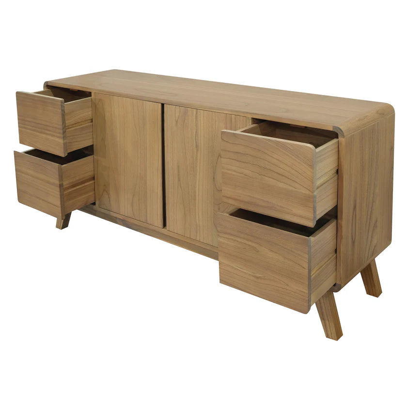 CT Providence Solid Timber 2 Door 4 Drawer Sideboard