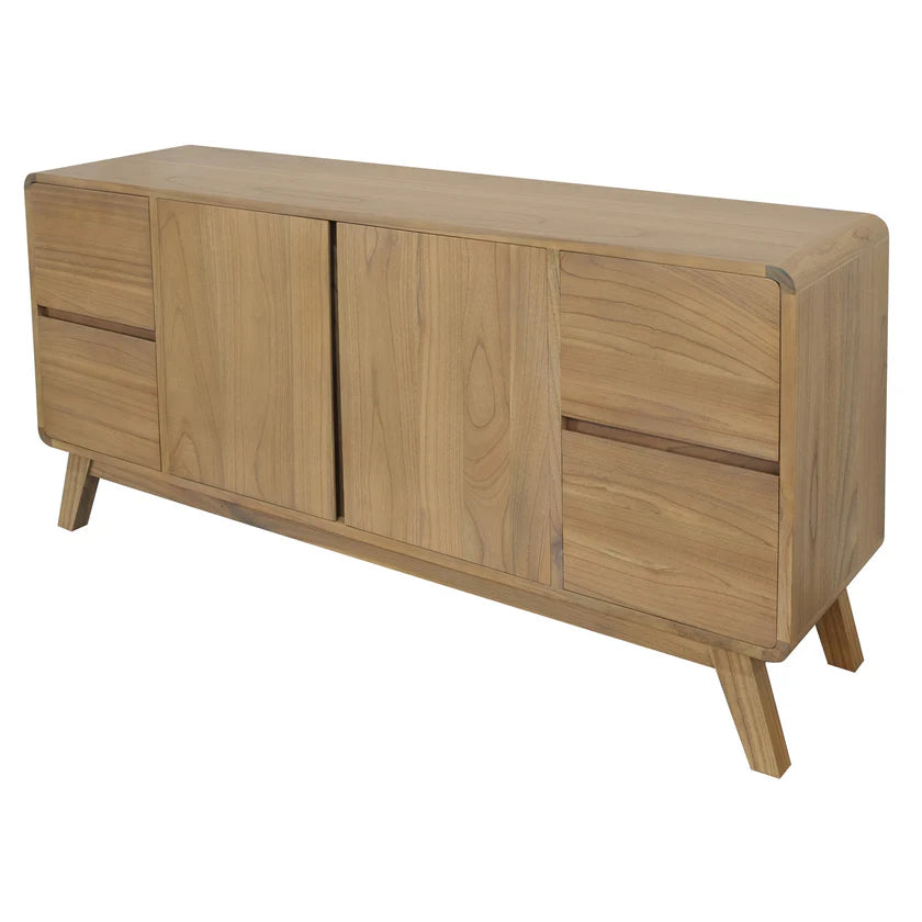 CT Providence Solid Timber 2 Door 4 Drawer Sideboard