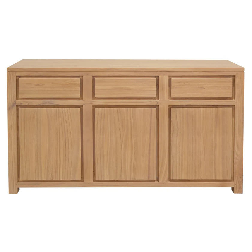 CT Amsterdam Solid Timber 3 Door 3 Drawer Buffet