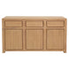 CT Amsterdam Solid Timber 3 Door 3 Drawer Buffet