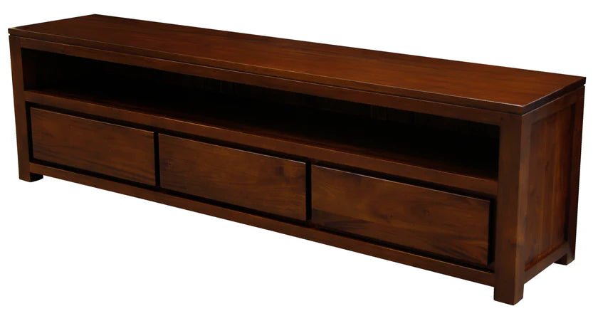 CT Amsterdam Solid Timber 3 Drawer Entertainment Unit
