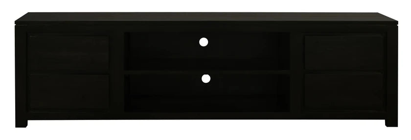 CT Amsterdam Solid Mahogany Timber 4 Drawer Entertainment Unit