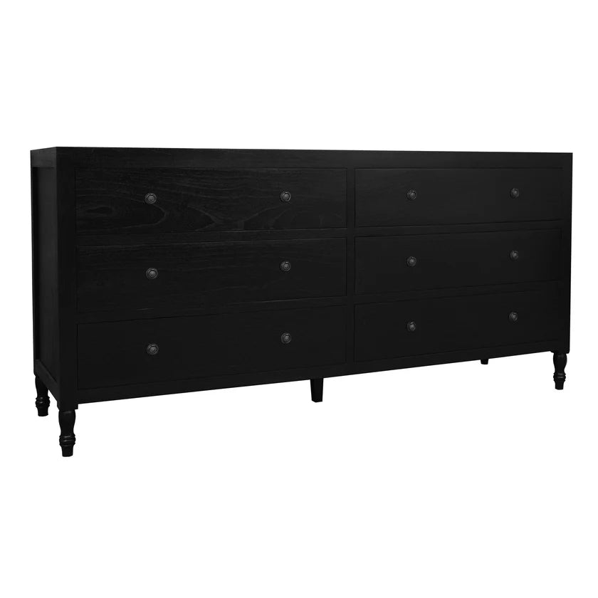 CT Beau Solid Timber 6 Drawer Dresser