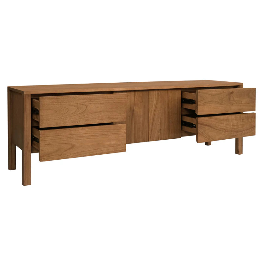CT Adelle Solid Timber 2 Door 4 Drawer Entertainment Unit