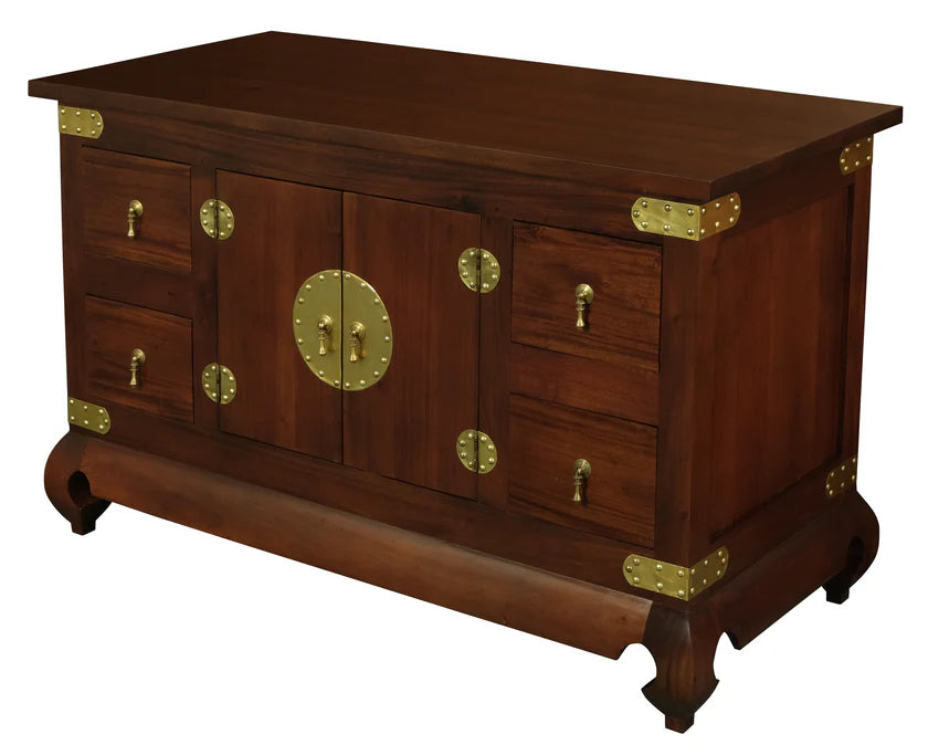 CT Dynasty Solid Mahogany Timber 2 Door 4 Drawer Buffet