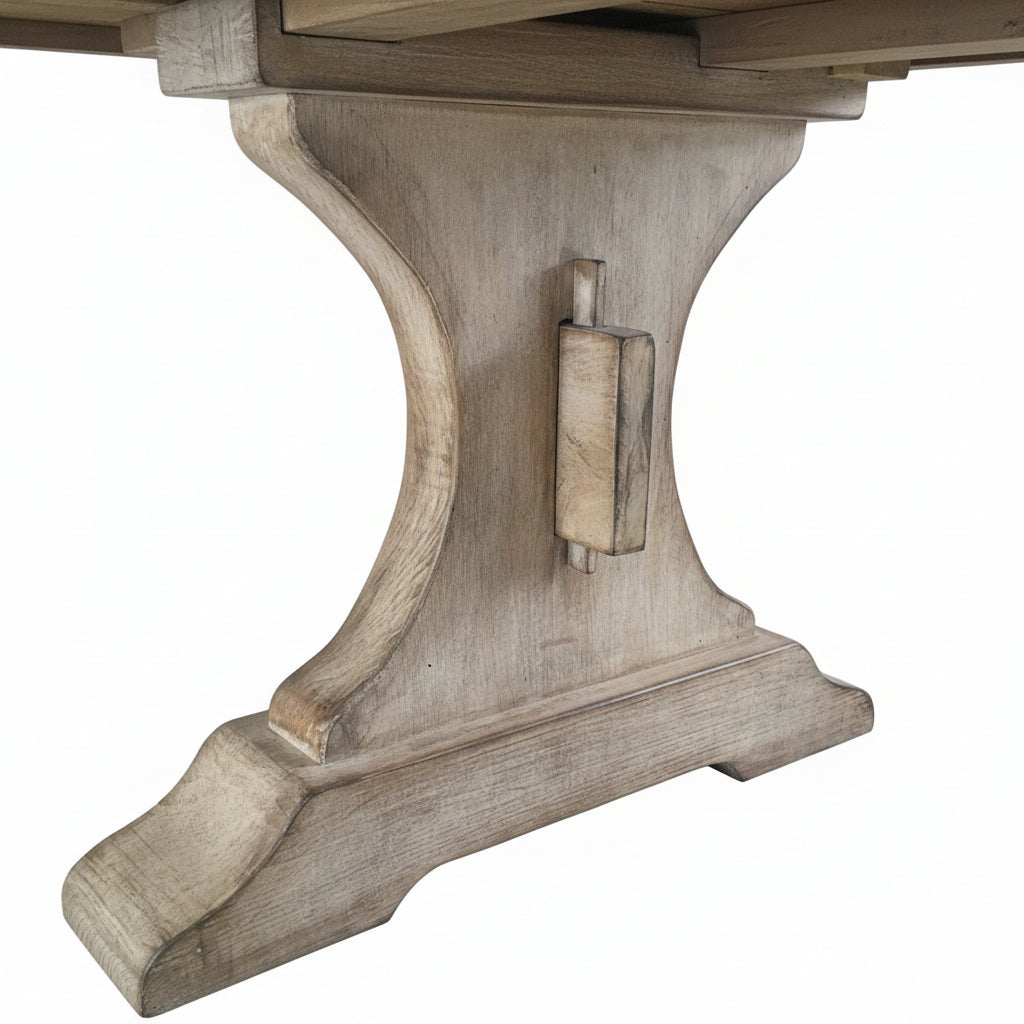 MF Chapel Recycled Oregon Timber Antique Look Dining Table